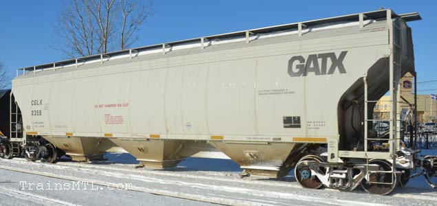 Car/wagon CGLX2359 left side / coté gauche